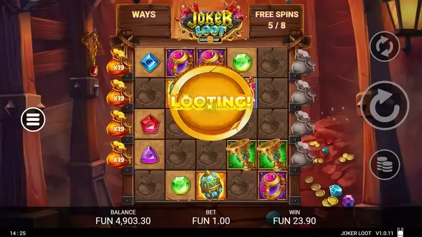 Joker Loot slot screenshot 6