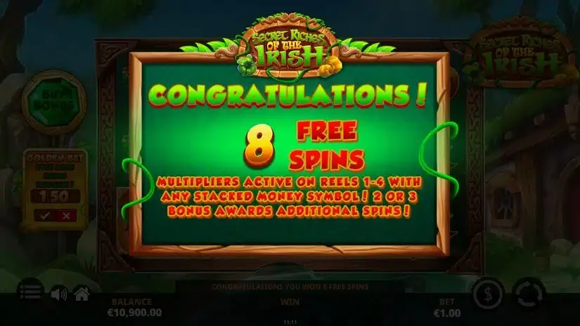 Secret Riches of the Irish slot screenshot 3