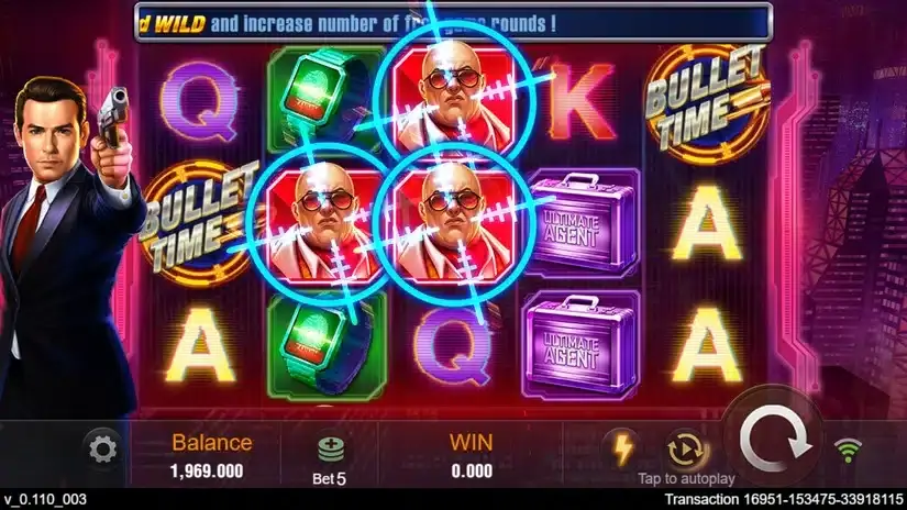 Agent Ace slot screenshot 3