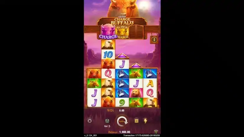 Ascent Charge Buffalo slot screenshot 3