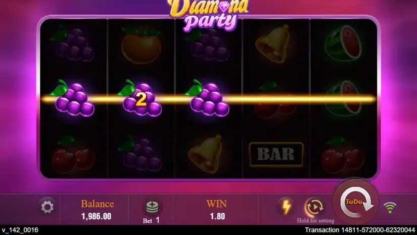 Diamond Party slot screenshot 2