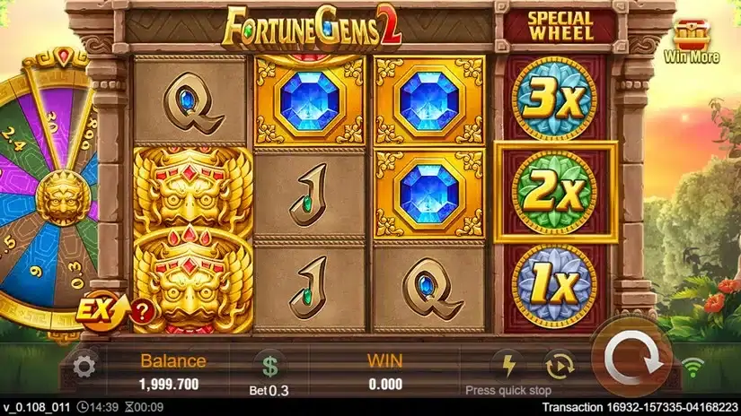 Fortune Gems 2 slot screenshot 