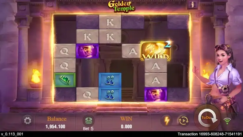 Golden Temple (Tada Gaming) slot screenshot 3