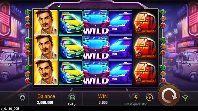 Happy Taxi slot screenshot 1