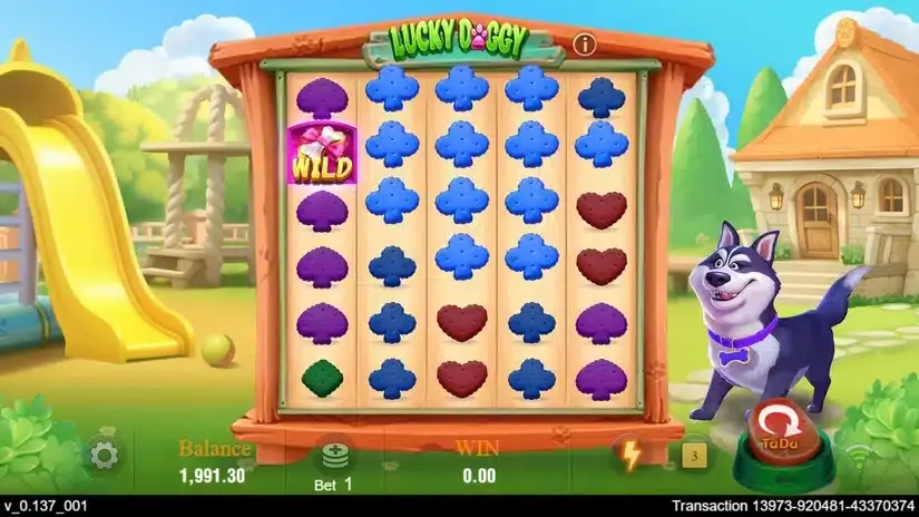 Lucky Doggy slot screenshot 