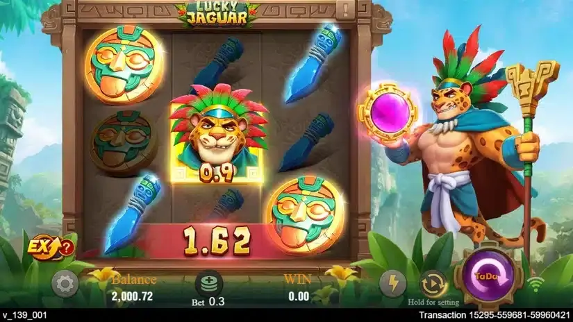 Lucky Jaguar slot screenshot 