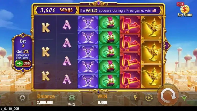 Magic Lamp slot screenshot 