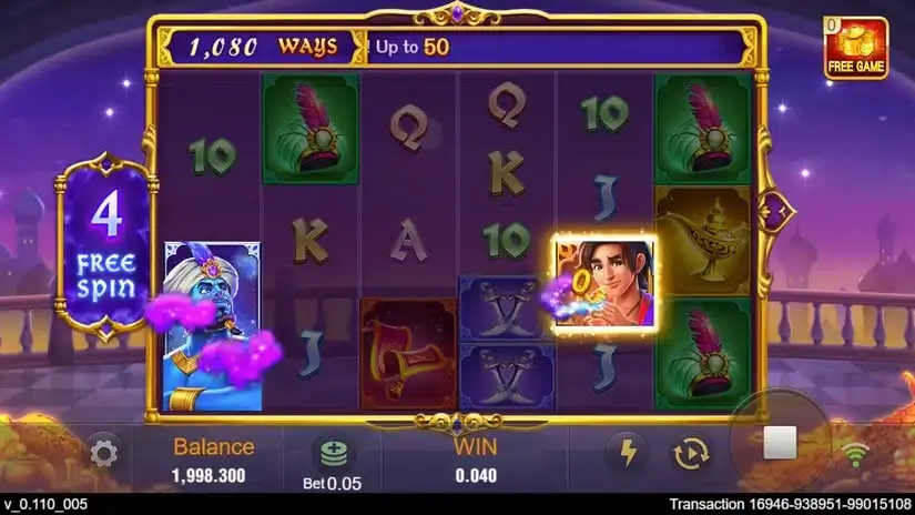 Magic Lamp slot screenshot 4