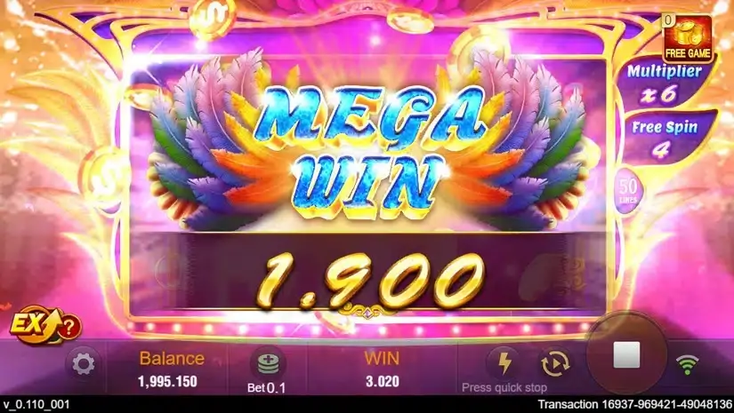 Samba slot screenshot 