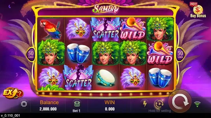Samba slot screenshot 