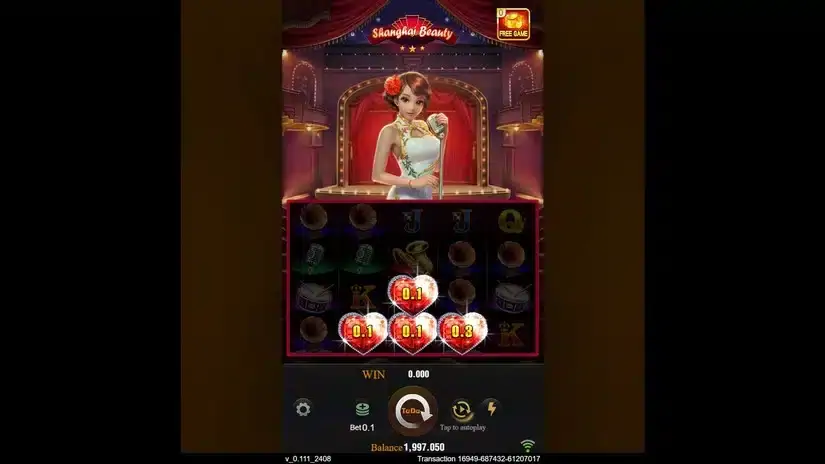 Shanghai Beauty slot screenshot 2