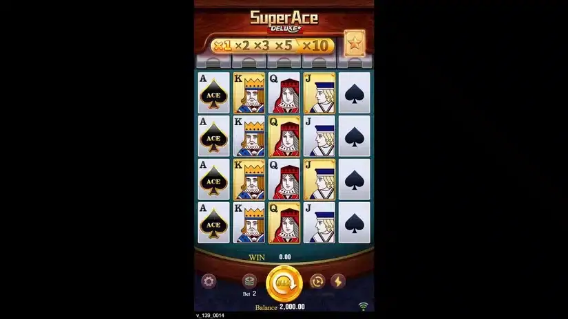 Super Ace Deluxe slot screenshot 