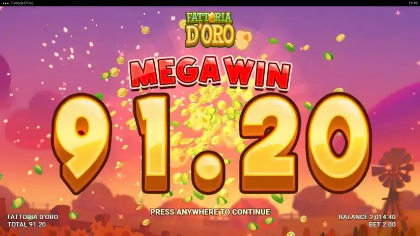 Fattoria D’Oro slot screenshot 7