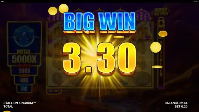 Stallion Kingdom slot screenshot 3