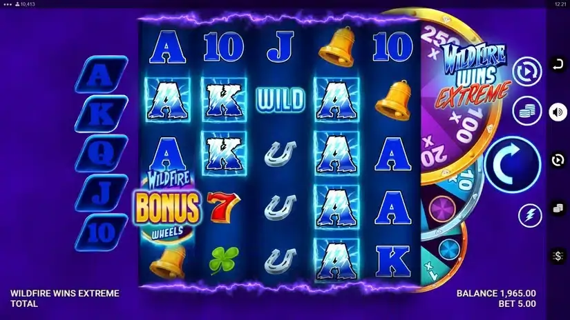 Wildfire Wins Extreme slot screenshot 