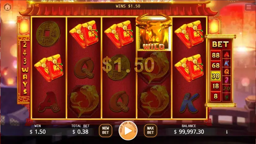 Golden Bull slot screenshot 3