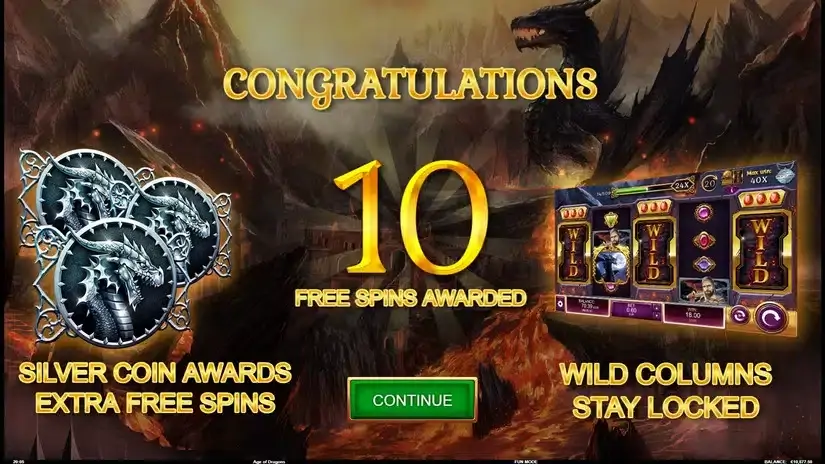 Age of Dragons slot screenshot 5