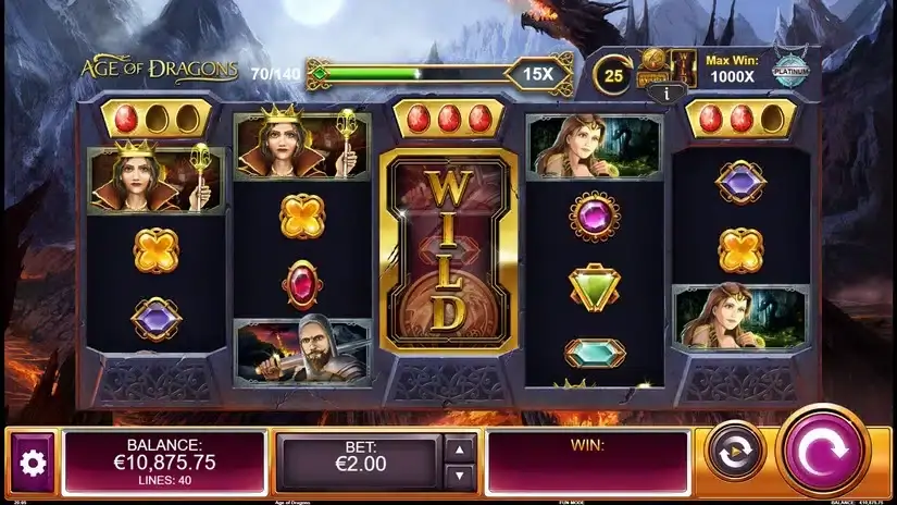 Age of Dragons slot screenshot 3