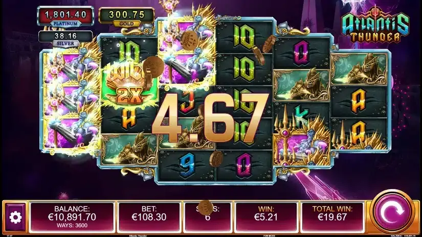 Atlantis Thunder slot screenshot 4