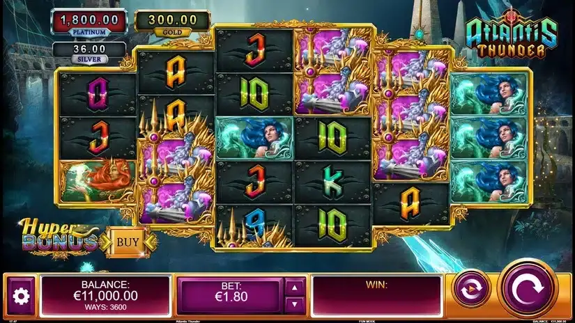 Atlantis Thunder slot screenshot 1