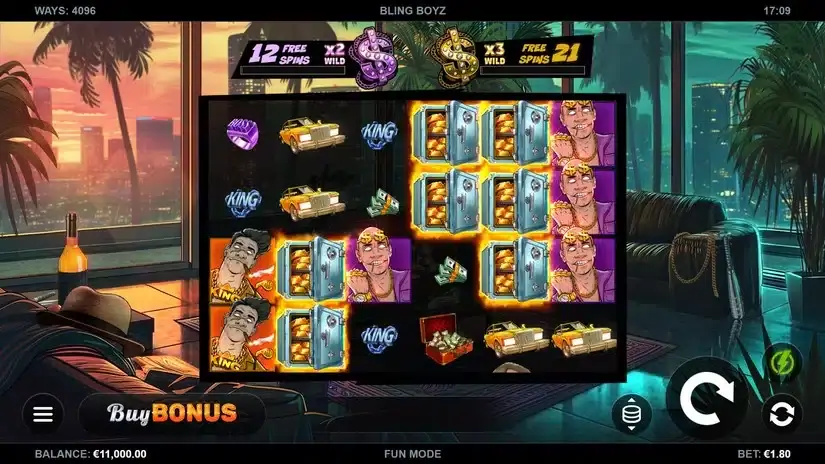 Bling Boyz slot screenshot 