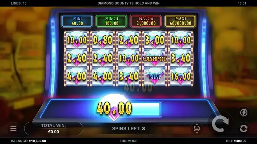 Diamond Bounty 7s Hold & Win slot screenshot 4