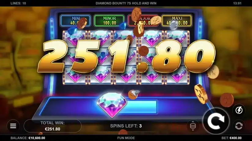 Diamond Bounty 7s Hold & Win slot screenshot 5