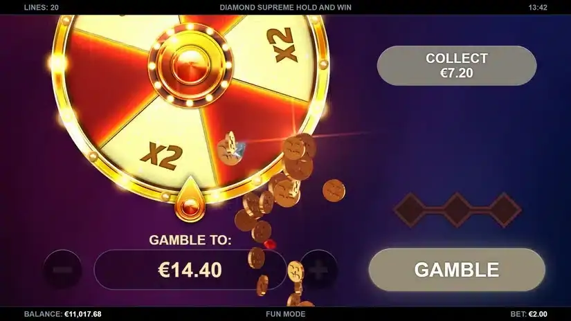 Diamond Supreme Hold and Win slot screenshot 3