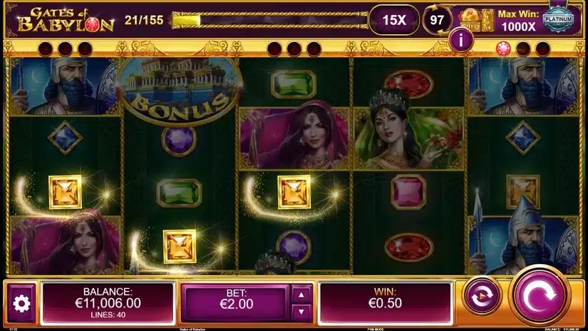 Gates of Babylon slot screenshot 1