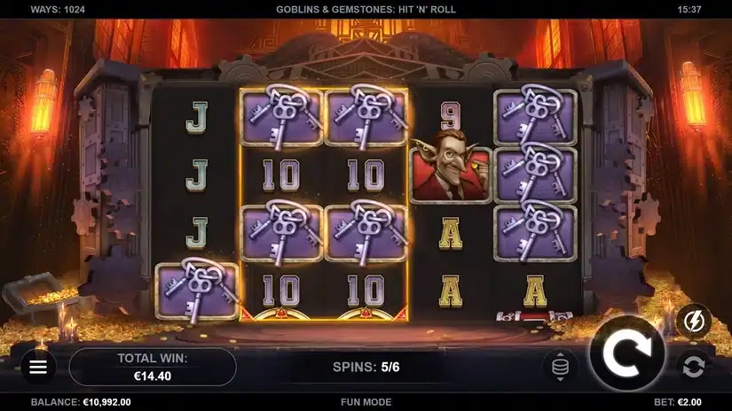 Goblins & Gemstones: Hit ‘n’ Roll slot screenshot 6