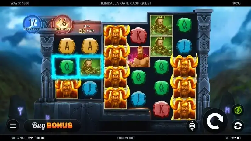 Heimdalls Gate Cash Quest slot screenshot 1