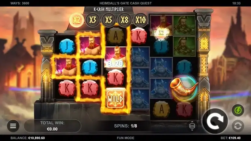 Heimdalls Gate Cash Quest slot screenshot 3
