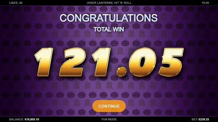 Joker Lanterns Hit’N’Roll slot screenshot 8
