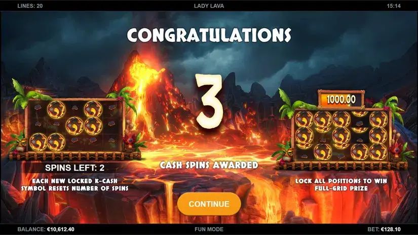Lady Lava slot screenshot 5
