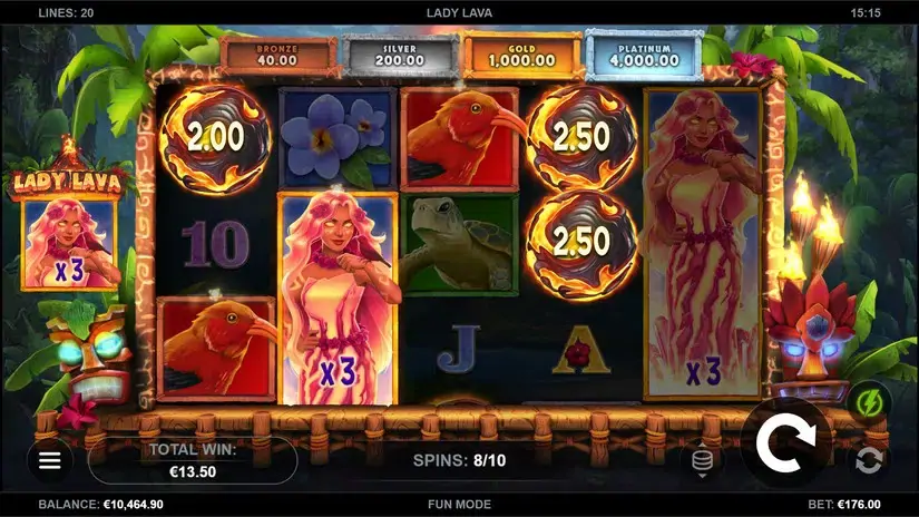 Lady Lava slot screenshot 7