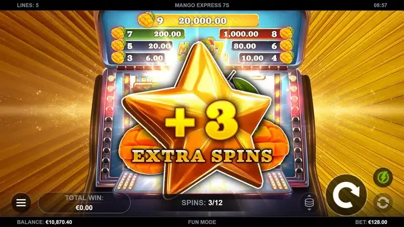 Mango Express 7s slot screenshot 3