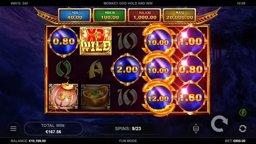 Monkey God Hold and Win slot screenshot 5