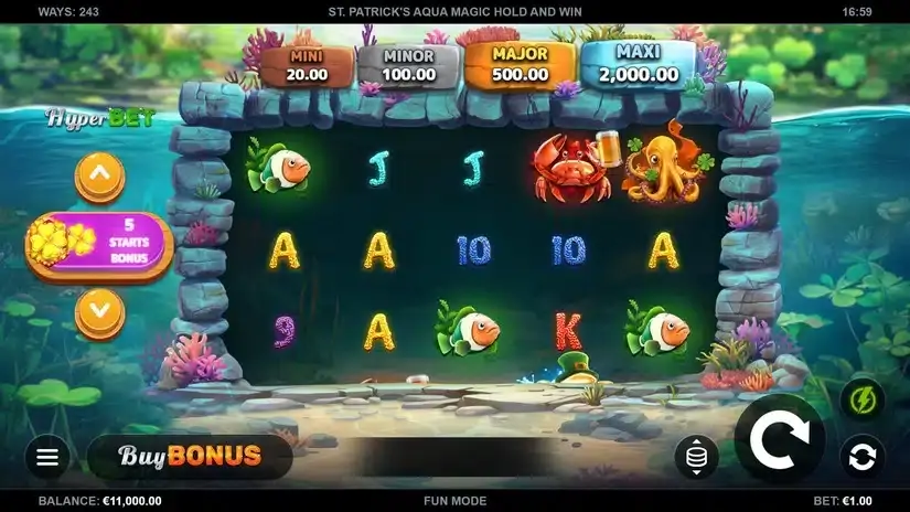 St. Patrick’s Aqua Magic slot screenshot 