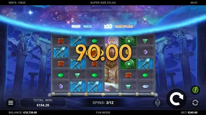 Super Size Atlas slot screenshot 5