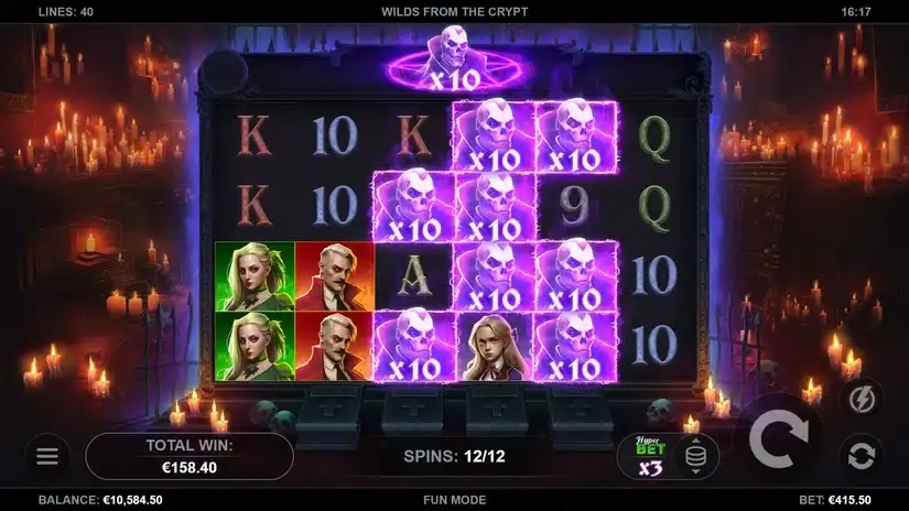 Wilds from the Crypt slot screenshot 5