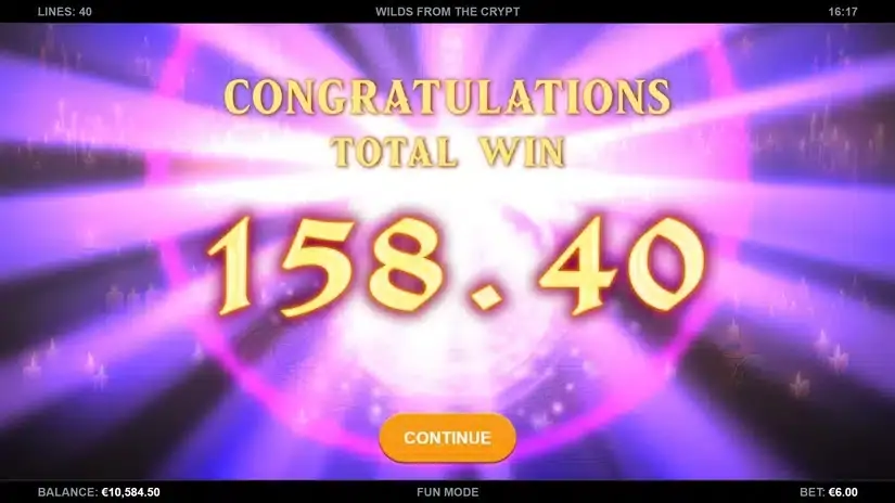 Wilds from the Crypt slot screenshot 