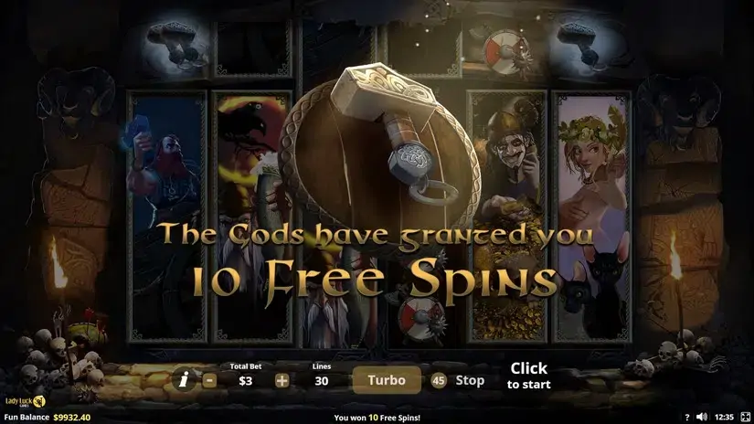 Valholl Hall of the Slain slot screenshot 4