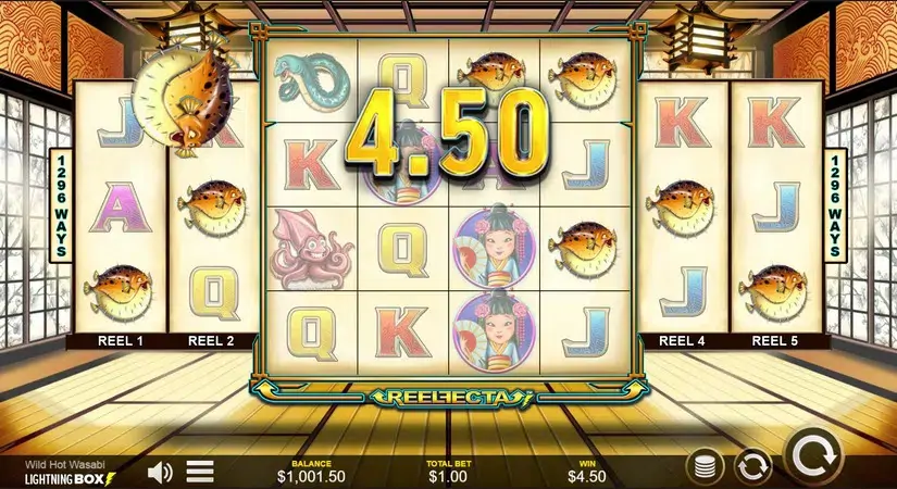 Wild Hot Wasabi slot screenshot 2