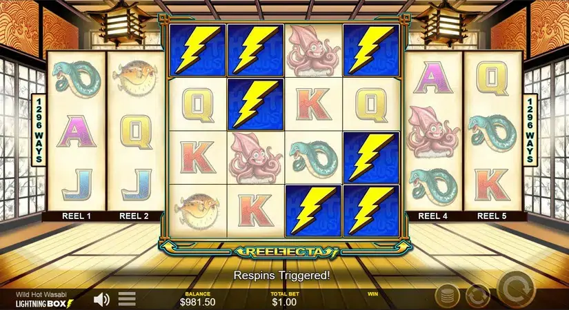 Wild Hot Wasabi slot screenshot 4