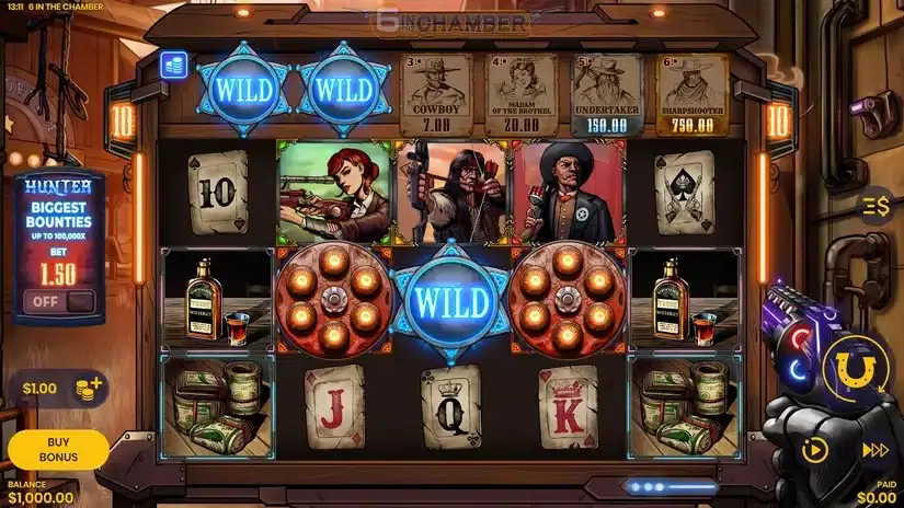 6 in the Chamber slot screenshot 