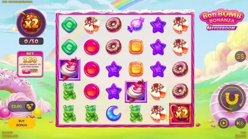 Bon Bomb Bonanza Hyperboom slot screenshot 