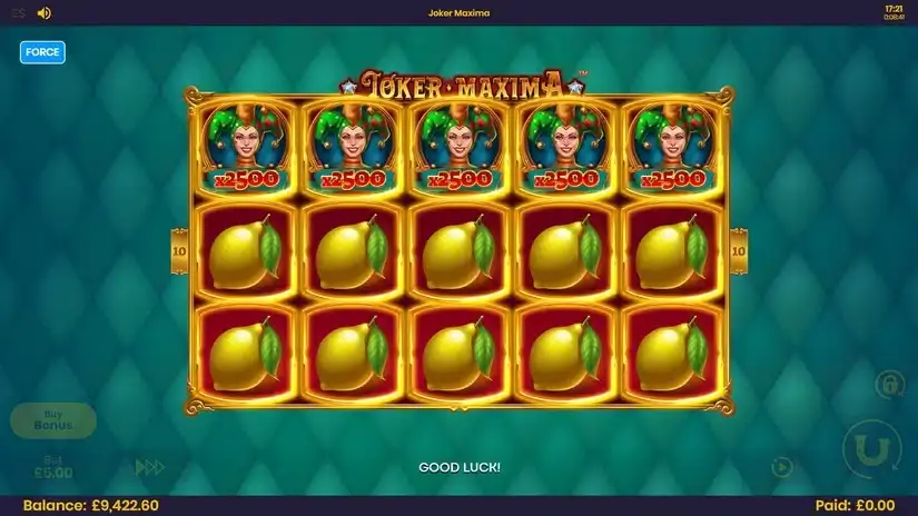 Joker Maxima slot screenshot 2