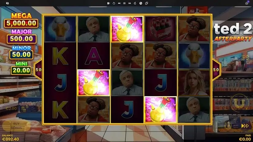 Ted 2 Afterparty slot screenshot 2