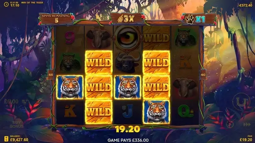 Way Of The Tiger slot screenshot 6