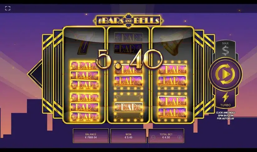#Bars And Bells slot screenshot 4